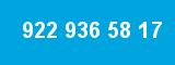 922 936 58 17